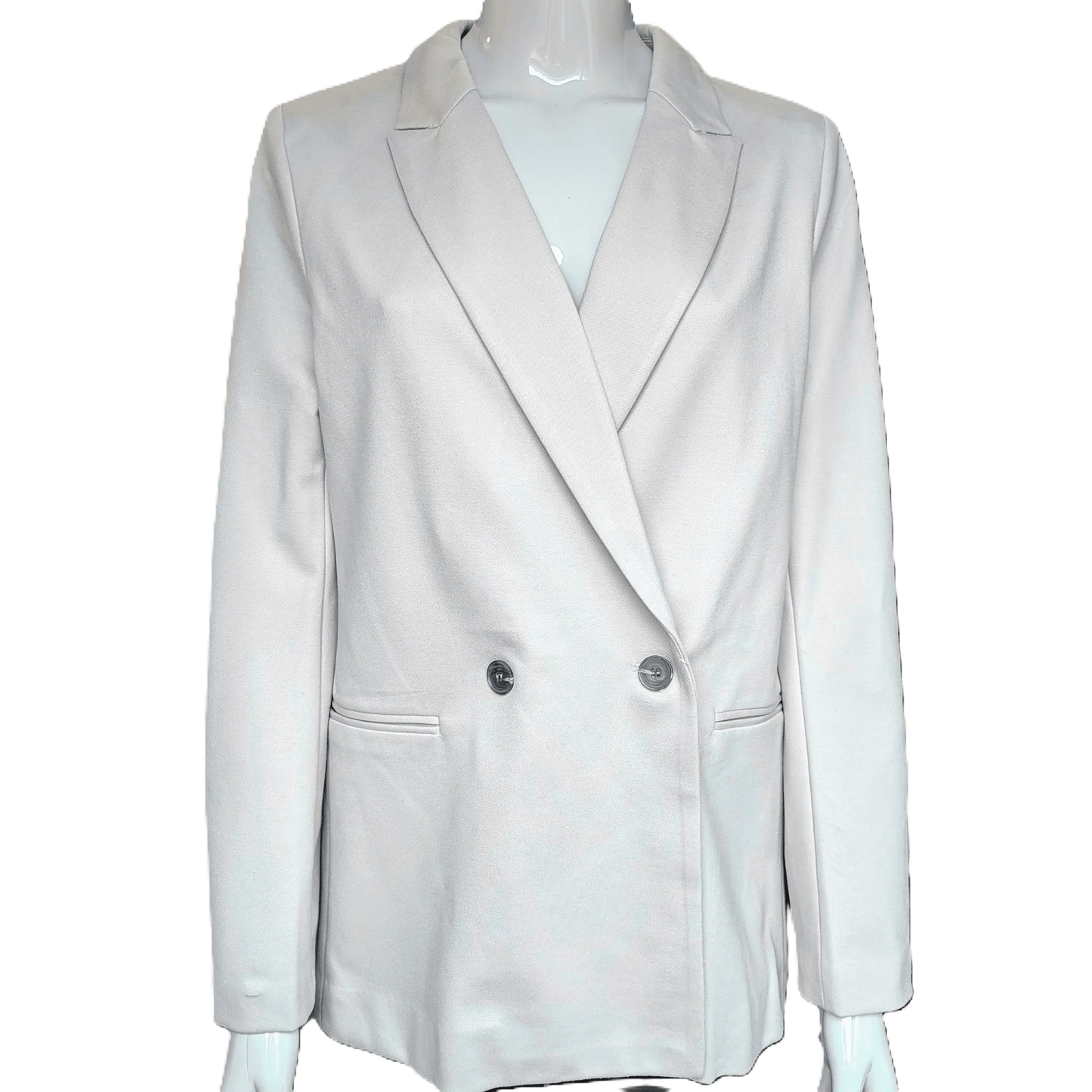 Camaïeu Costume Tailleur femme blanc double boutonnage deux poches Royal Déstockage™