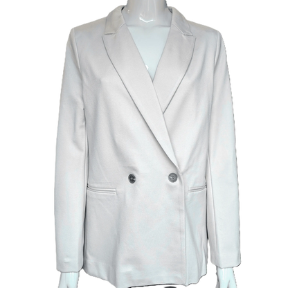 Camaïeu Costume Tailleur femme blanc double boutonnage deux poches Royal Déstockage™