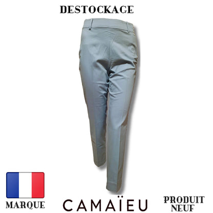 Camaïeu bas femme bleu Pâle doux Zip Latéral Fermeture Éclair Sur le Côté