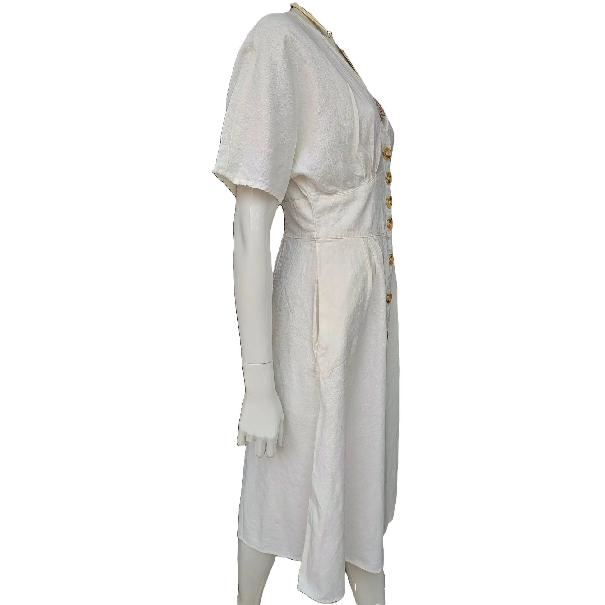 Camaïeu - Robe - Blanche Craie - Royal Déstockage™