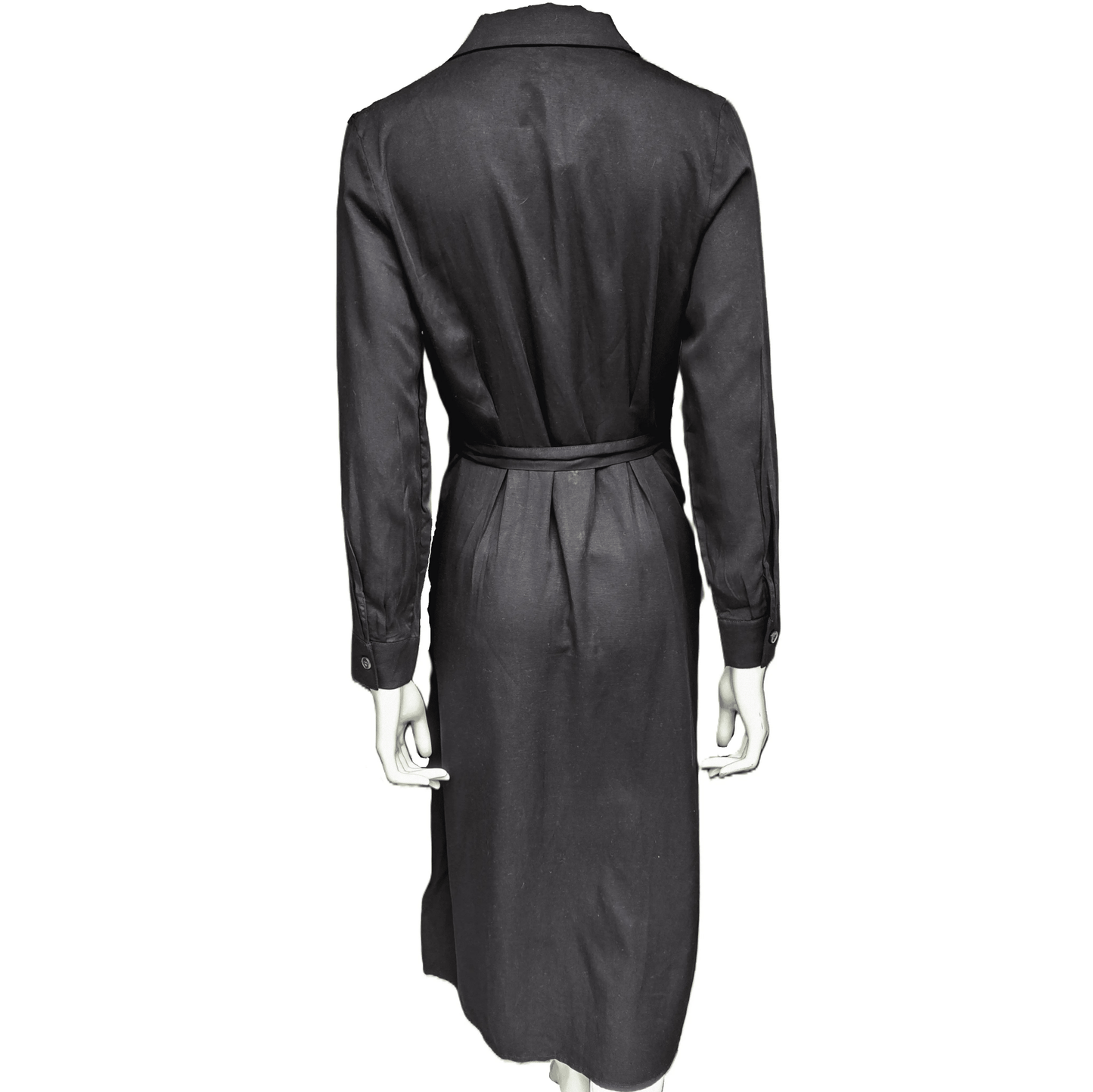 Camaïeu - Robe - Longue - Noire - Boutonnée - Royal Déstockage™