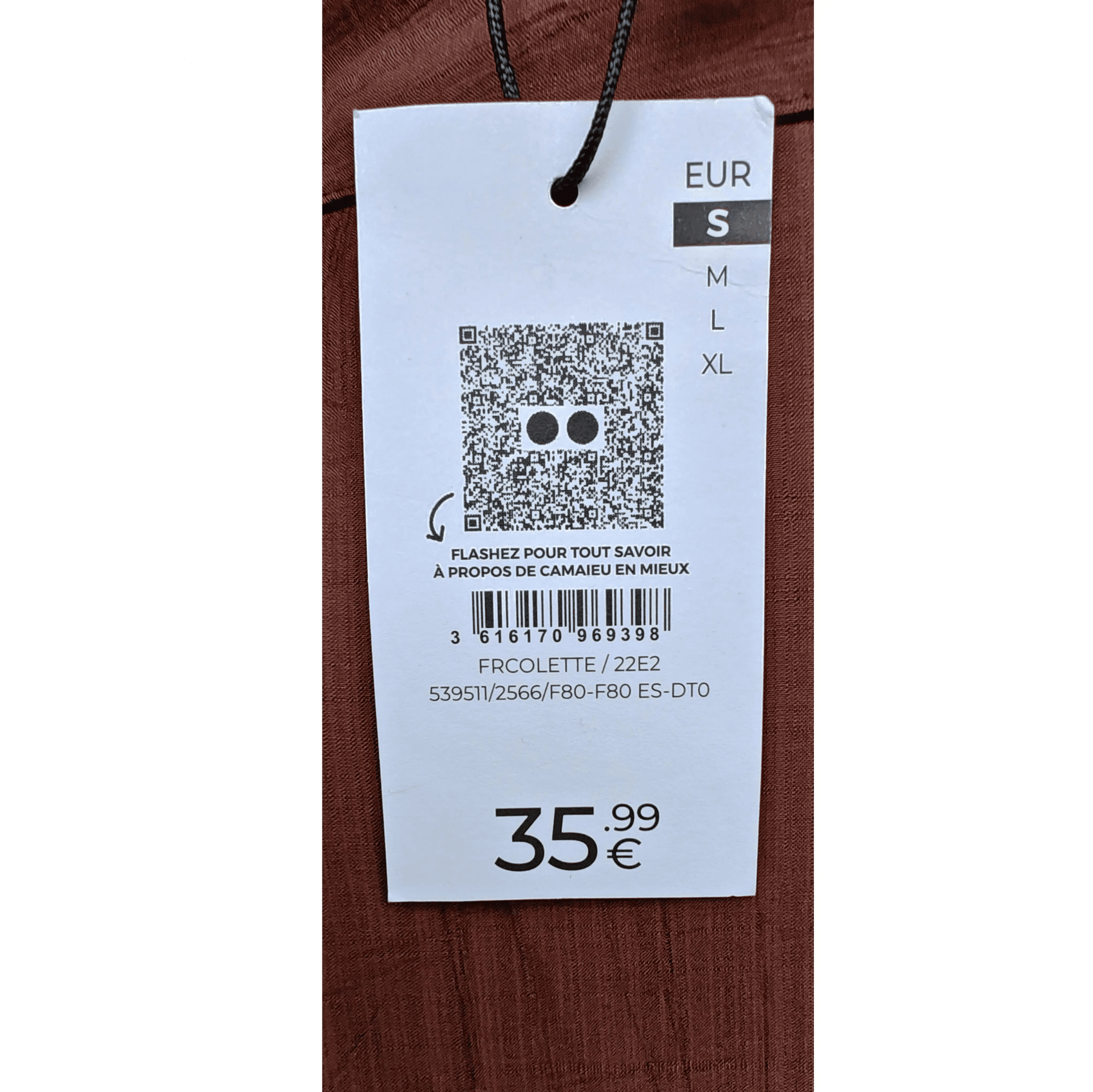 Camaïeu - Robe - Marron - Royal Déstockage™