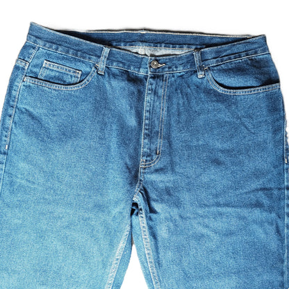 Jeans bleu George coupe droite pour homme - Royal Déstockage™