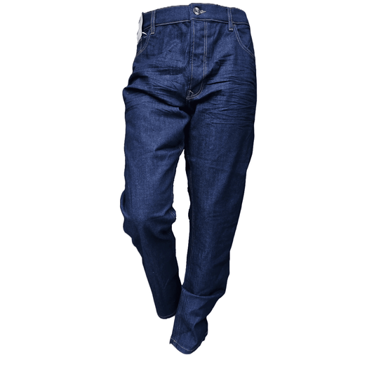 Jeans Bleu Marine George Coupe Droite Pour Homme - Royal Déstockage™