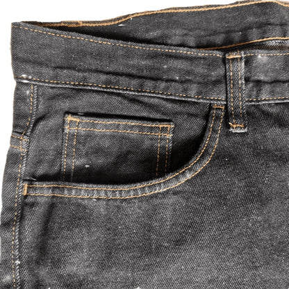 Jeans noir George coupe droite pour homme - Royal Déstockage™